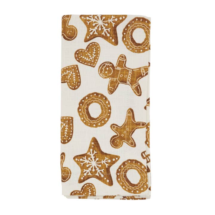 Saro Lifestyle - Wholesale Dinner & Cloth Napkin - Gingerbread Design Table Napkins