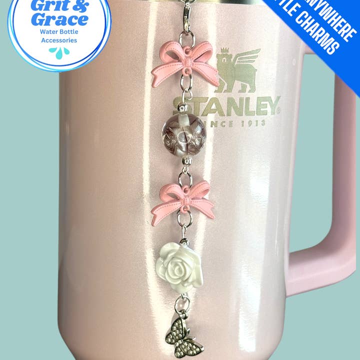 Encanto de botella "Twisted Grace" para colgar en cualquier lugar para venta al por mayor de Grit & Grace Water Bottle Accessories