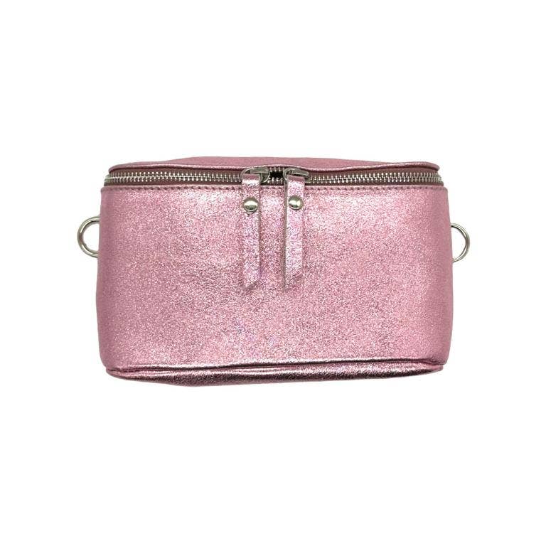 Chenson & Gorett - Wholesale Belt Bag - Women's - Leather Waist Bag with Metallic Effect for Women. Veranito2
