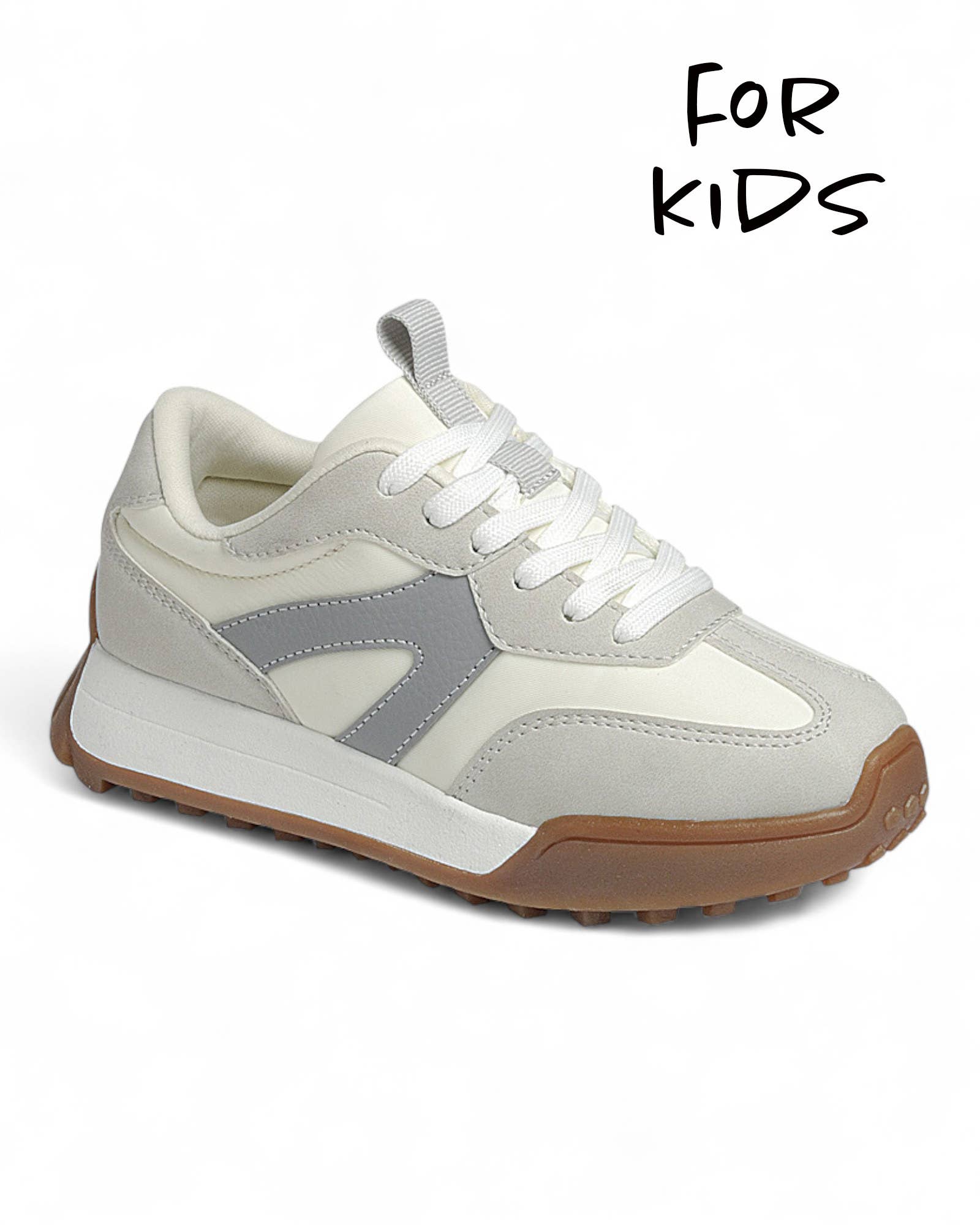 FASHION EMPORIO - Wholesale Lifestyle Sneakers - Kids - Kids Lace up Sneaker Shoes FL-ROUND-13K2
