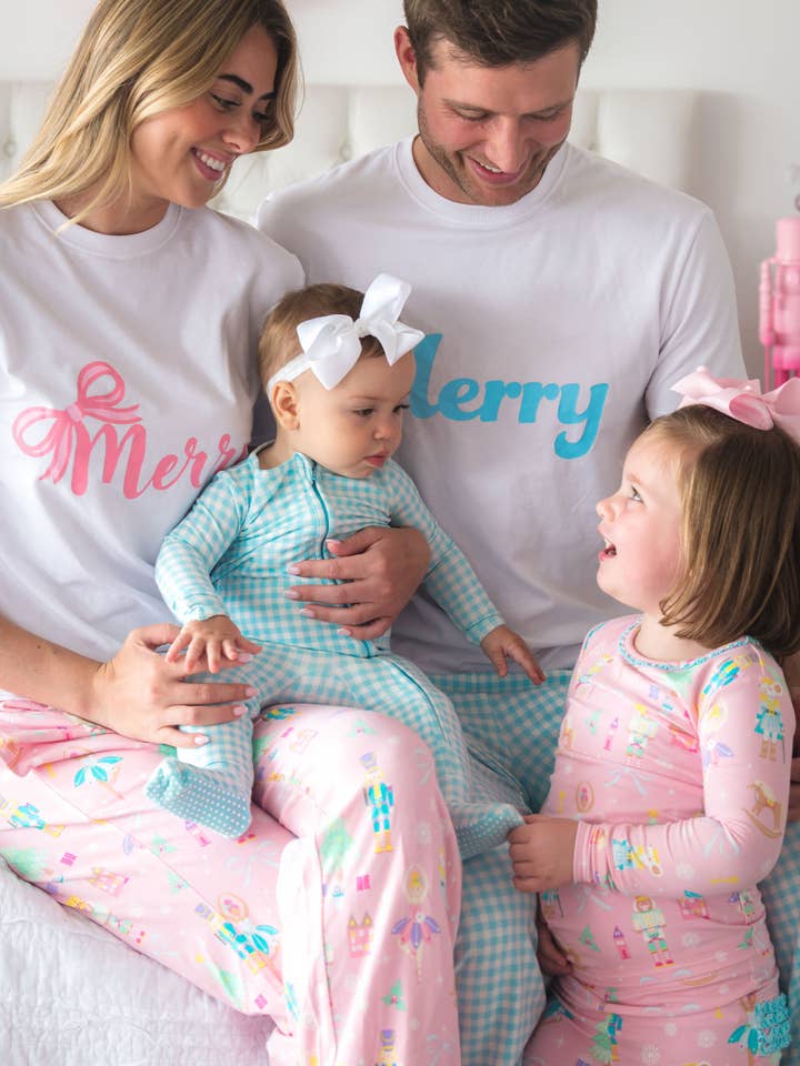 Pink SoftSnoozeâ„¢ Adult Cotton Modal Sugarplum Dreams Pajama Pants
for wholesale on Faire2