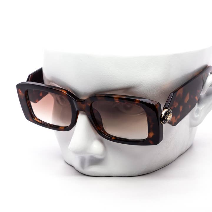 Vanta Icon – Designer Shield Rectangle Sunglasses for wholesale by Still Friday