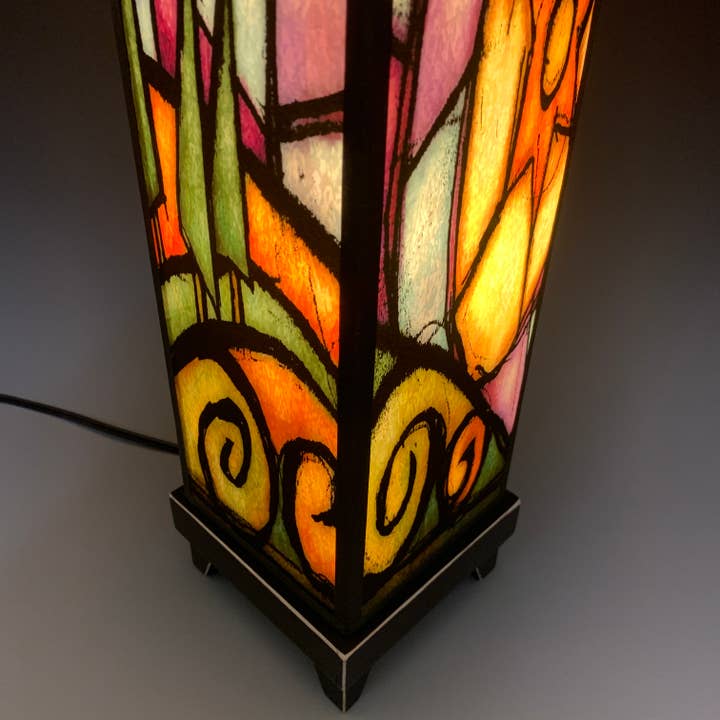 Macone Clay / Spooner Creek - Wholesale Accent/Desk Lamp - ML99 - Tree and Hill Lamp1