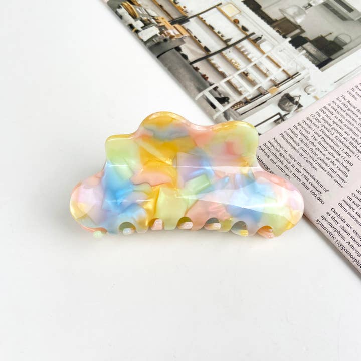 mildstyles - Wholesale Hair Clip - Women's - Acetate Colorful Claw Clip Cloud Hair Clips2