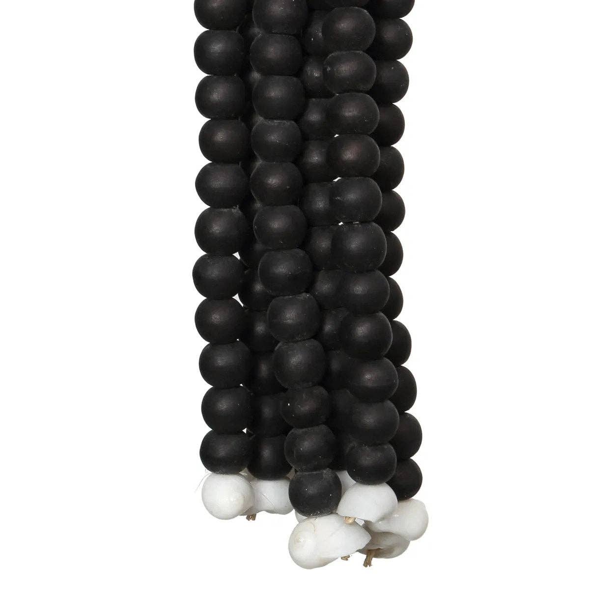 Bazar Bizar Living - Wholesale Decorative Tassel/Wall Drop - The Wooden Beads Tassel - Black3