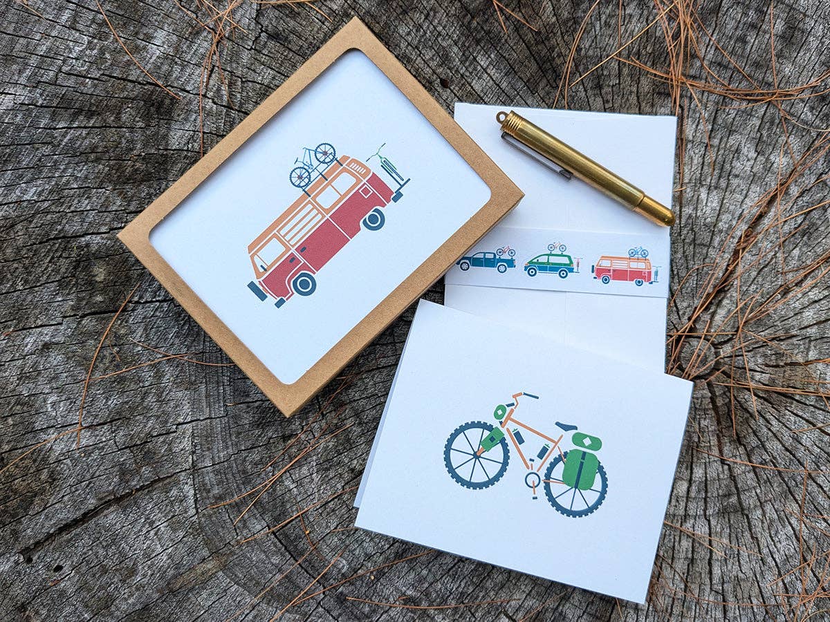 Soijen Illustrations - Wholesale Everyday Greeting Card - Bicicleta | Bike Adventure | Assorted Greeting Card Set0