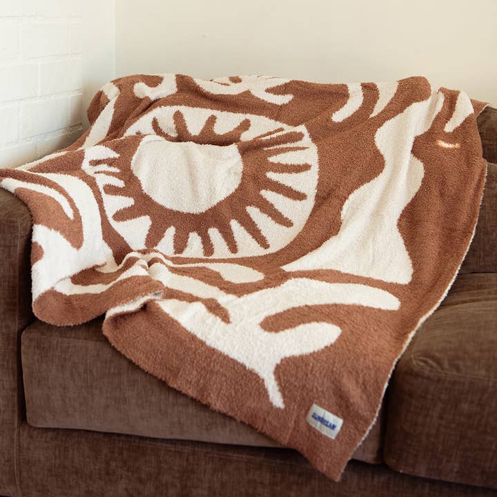 Sundream – Großhandel Überwurfdecke – Paradise Plüschdecke, Raw Umbra3