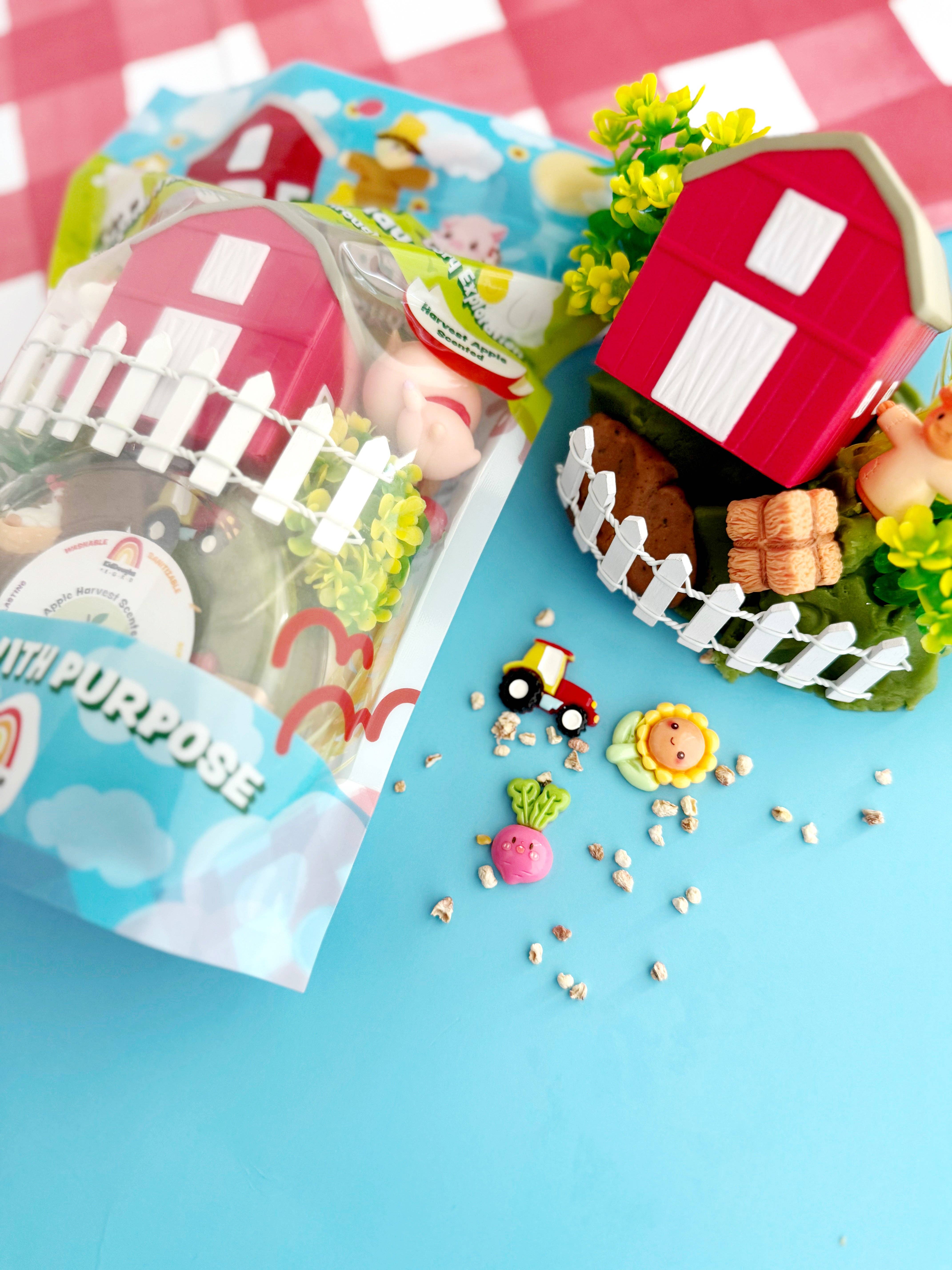 Earth Grown KidDoughs (KidDoughs by EGKD) - Venta al por mayor Masilla/limo - Niños - Kit de Juego Farm KidDough1