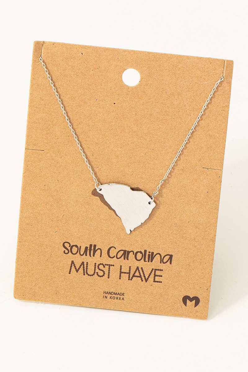 Fame Accessories – wholesale Hänge-/berlockhalsband – South Carolina State hänge halsband3