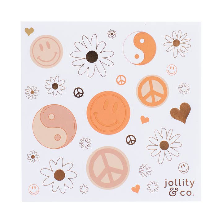 Peace & Love Sticker Set - 4 Pk. for wholesale by Jollity & Co. + Daydream Society