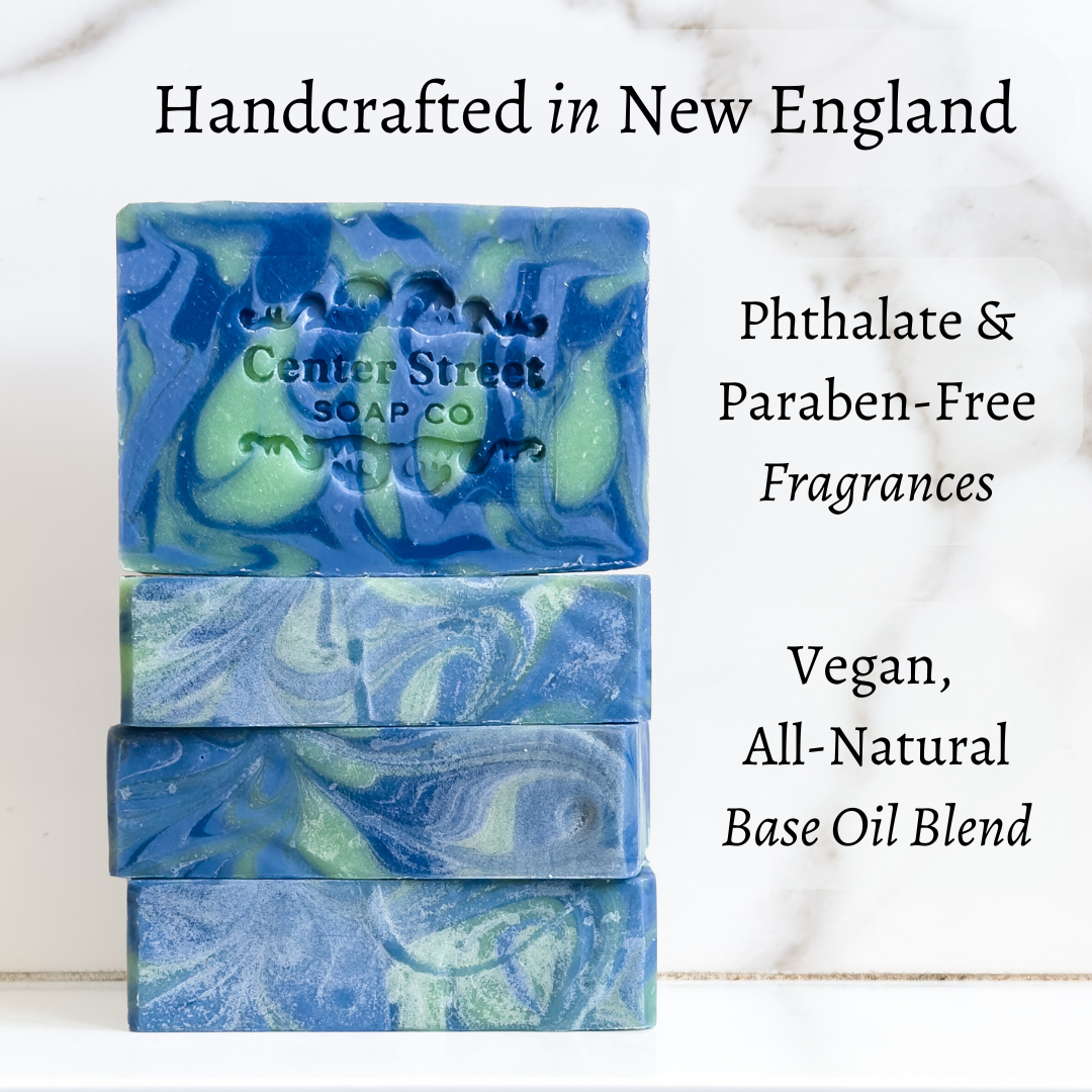 Center Street Soap Co - Wholesale Bar Soap - Wild Maine Blueberry Vegan Handmade Bar Soap - 4oz3