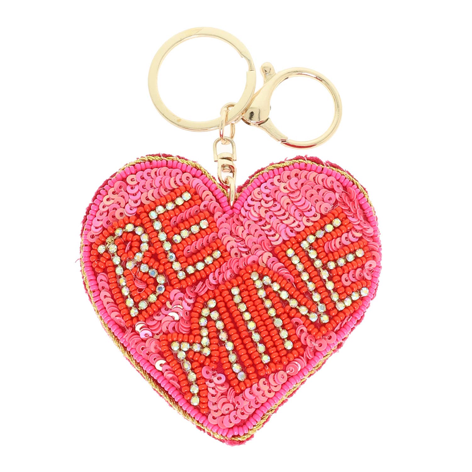 SP Sophia Collection - Wholesale Keychain - Women's - Sweethearts Theme Jeweled Keychain1