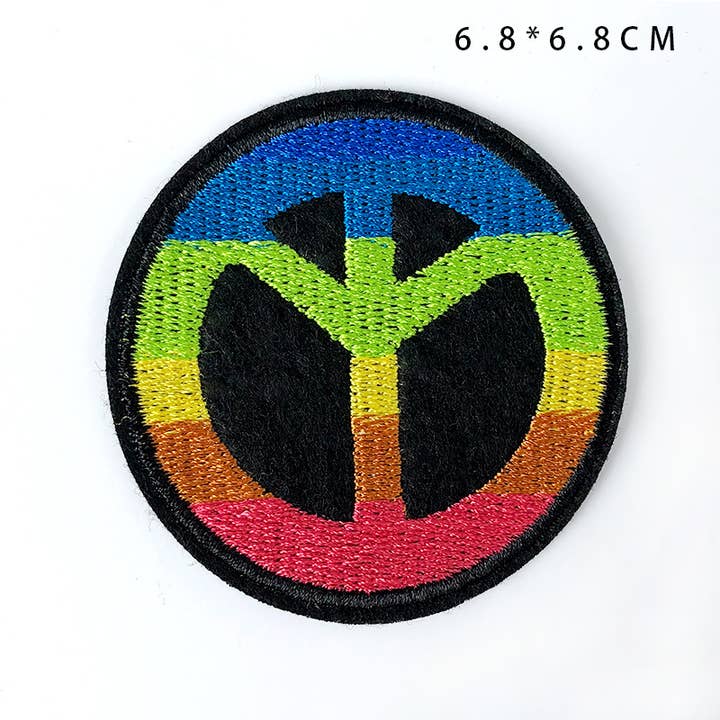 UNISHE - Wholesale Patch - LGBT Style Rainbow Embroidered Fabric DIY Iron on Patches3