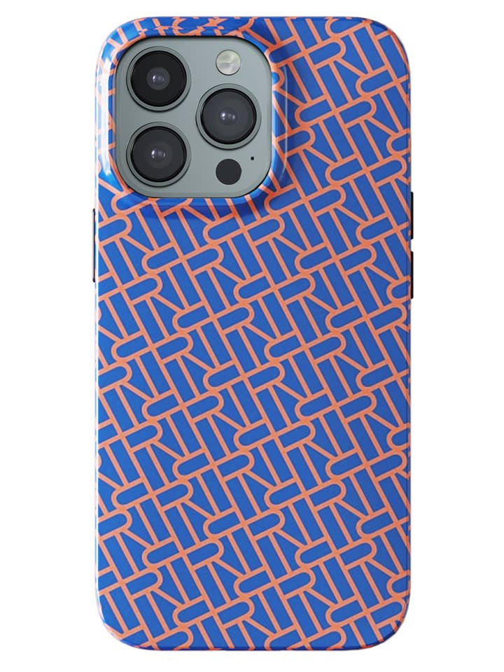 Custodia per iPhone 13 Pro Max blu albicocca RF per la vendita all'ingrosso da parte di Richmond & Finch