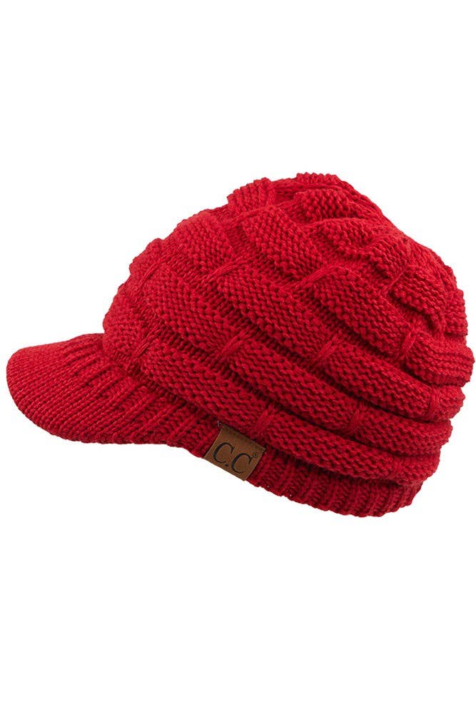 Hana - Wholesale Beanie - Women's - C.C Ribbed Knit Brim Beanie3