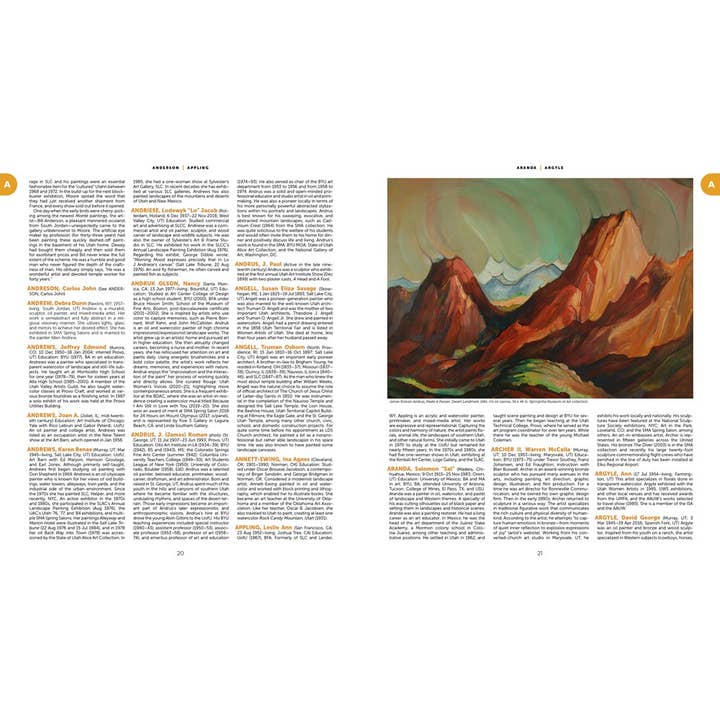 Gibbs Smith - Wholesale Reference - Dictionary of Utah Fine Artists3