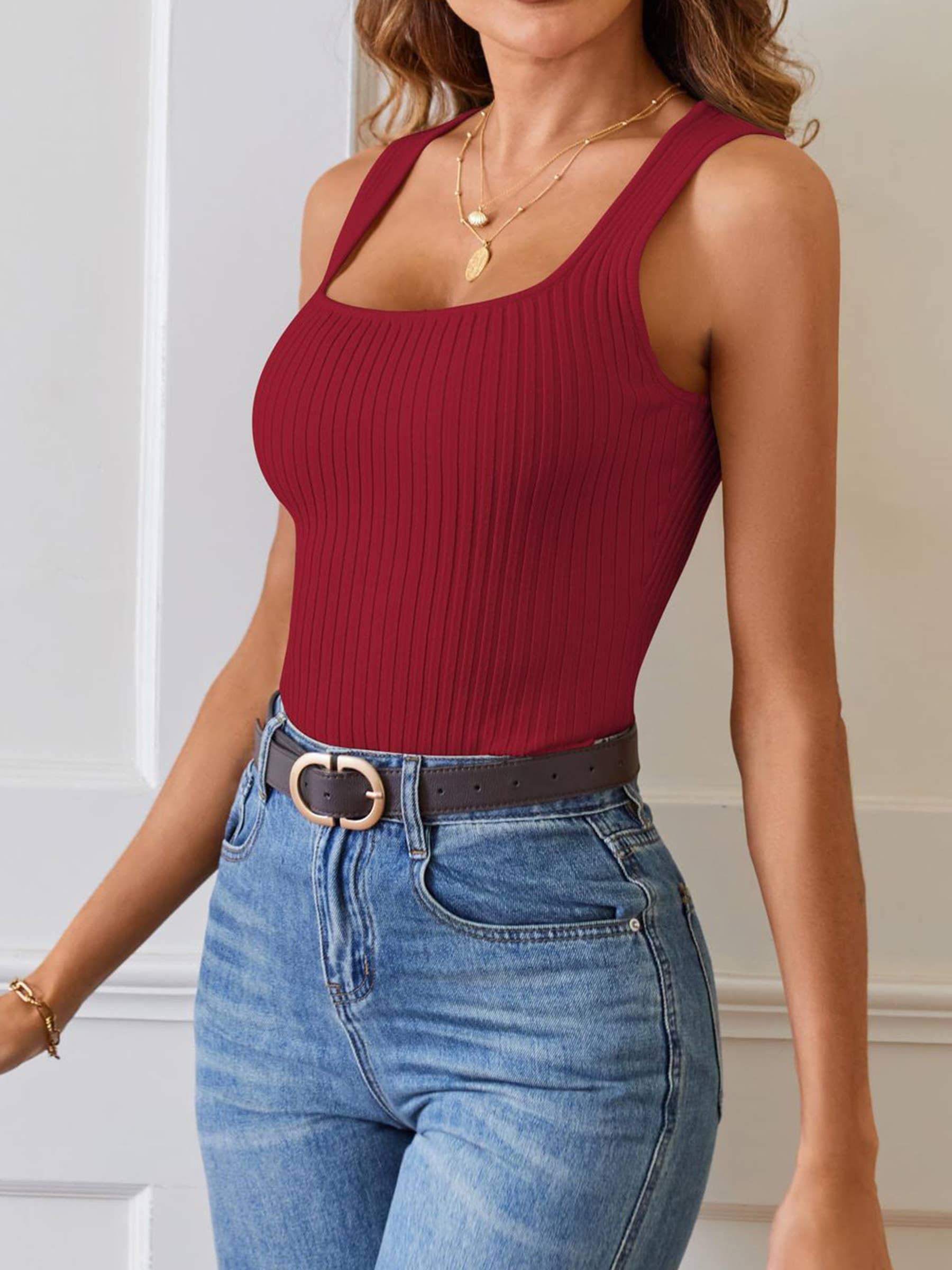 Wholesalesir - Vente Haut de sport – femme - Haut d'exercice sans manches à rayures Pit Stripe à haute élasticité4