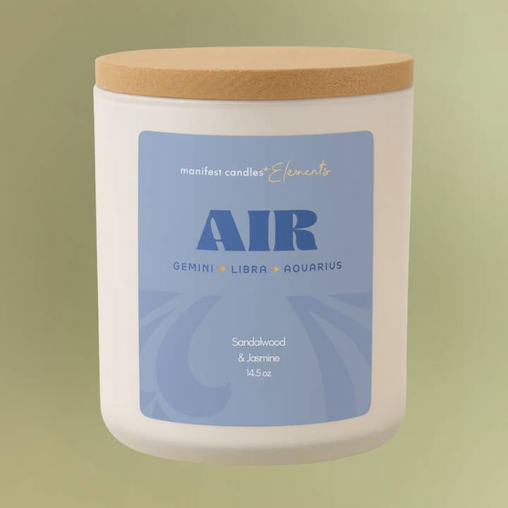 Wax &. Wit Candles - Wholesale Jar/filled candle - AIR Element - Large 3 Wick0