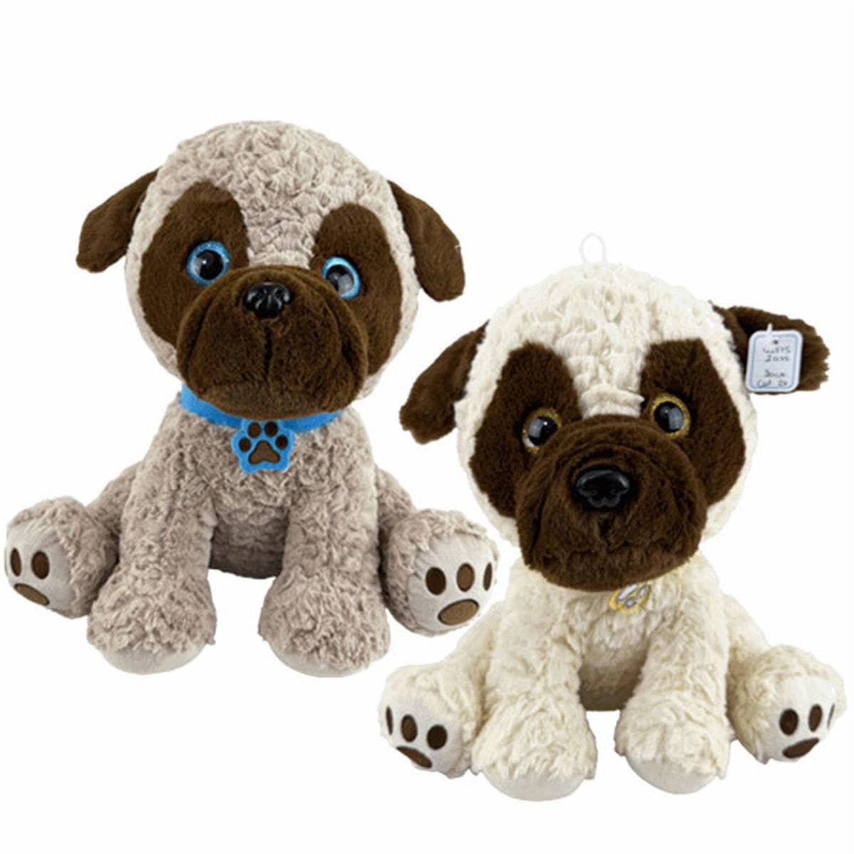 TSJJ - Vente Peluche – enfant et bébé - Peluche Chiens 2 Ass. 20 cm0