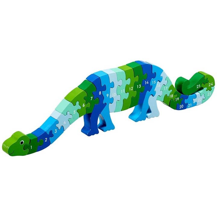 Dinosaurier 1-25 Puzzle für den Großhandel von Lanka Kade Fairtrade