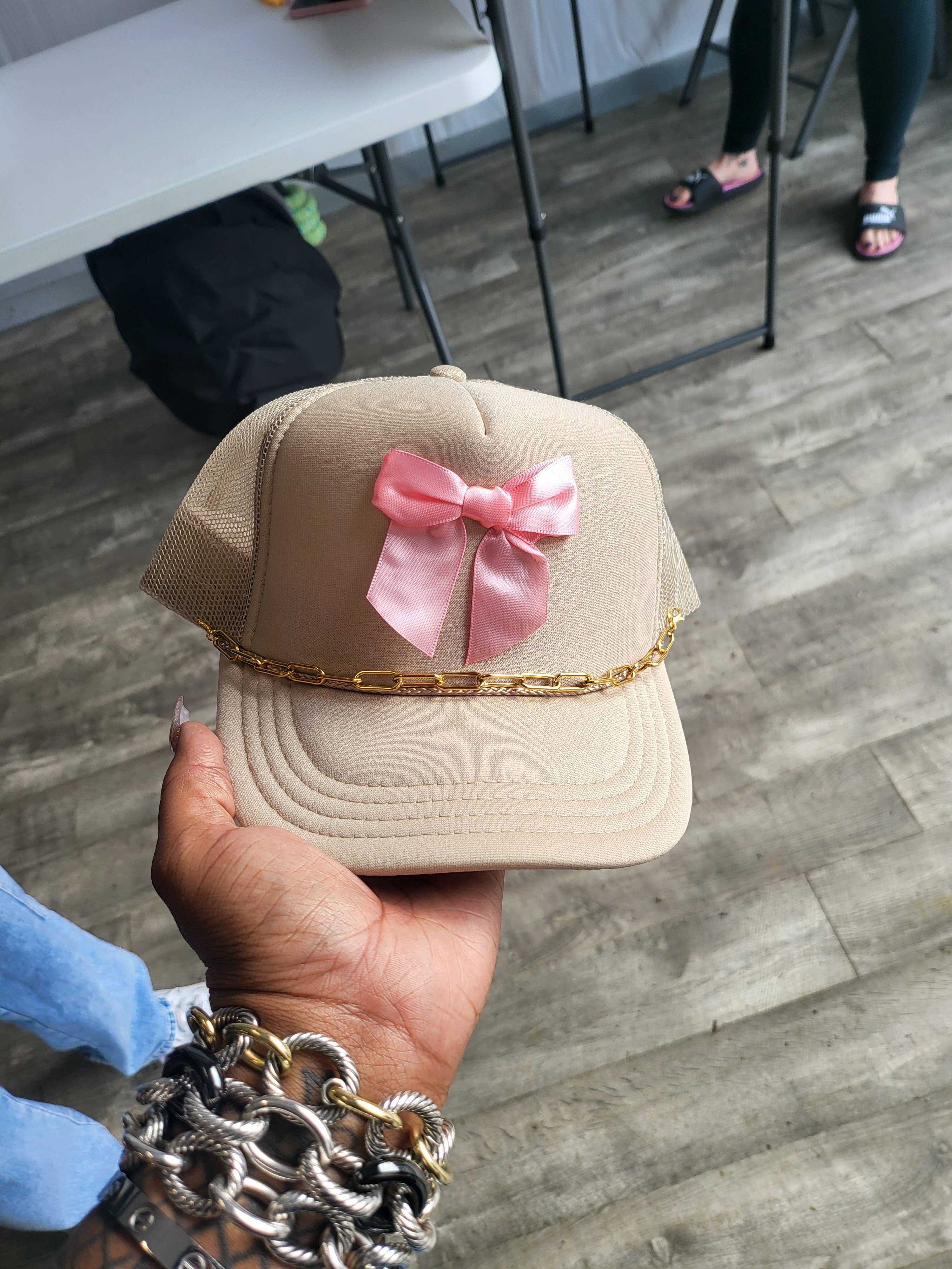 The Candy Collections - Wholesale Hat Accessory - Women's - Online Trucker Chain hat bar personalization supplies brooch10