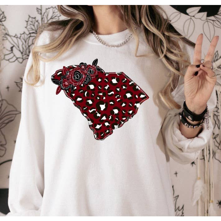 T-shirt ou sweat-shirt graphique SC Gamecocks grenat et noir pour la vente par Ashton Grove Ltd Co