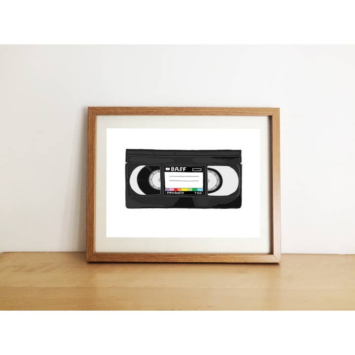 You've Got Pen On Your Face - Wholesale Art Print - VHS Tape Retro Wall Art | 90s Nostalgic A5 Print1