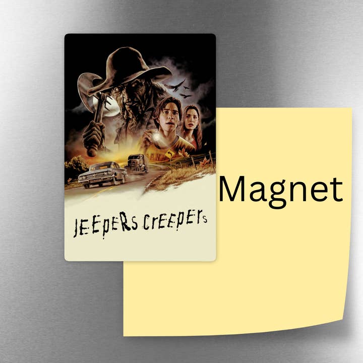 Jeepers Creepers Magnet for wholesale by Graveyard Offerings