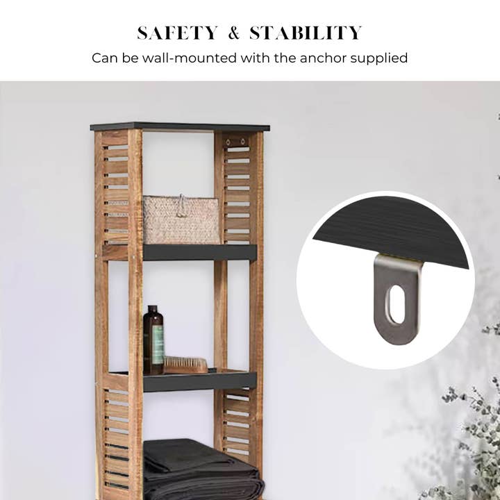 Tall Brown Gray Cabinet – Elements for wholesale on Faire3