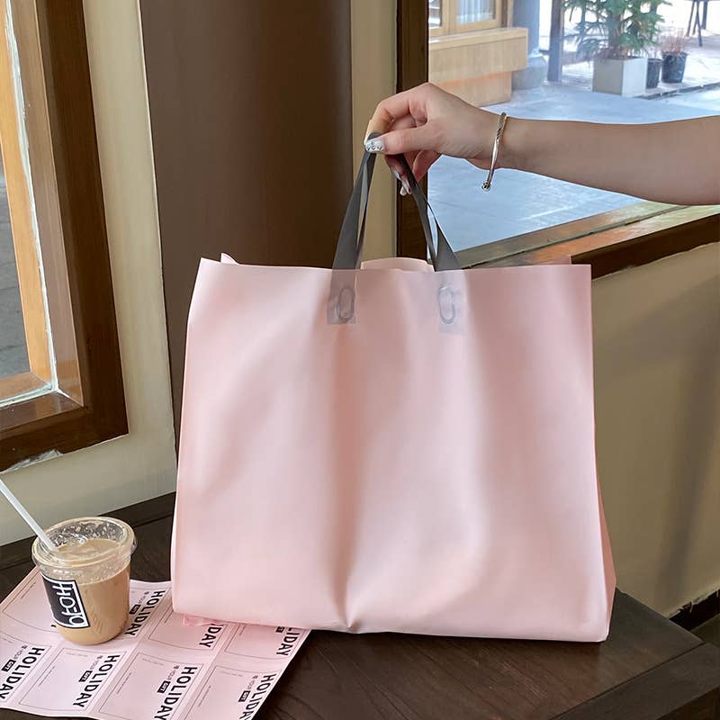 ByHome - Wholesale Gift Bag - 50pcs, Dual-colors Premium Frosted square PVC Gift Bags5