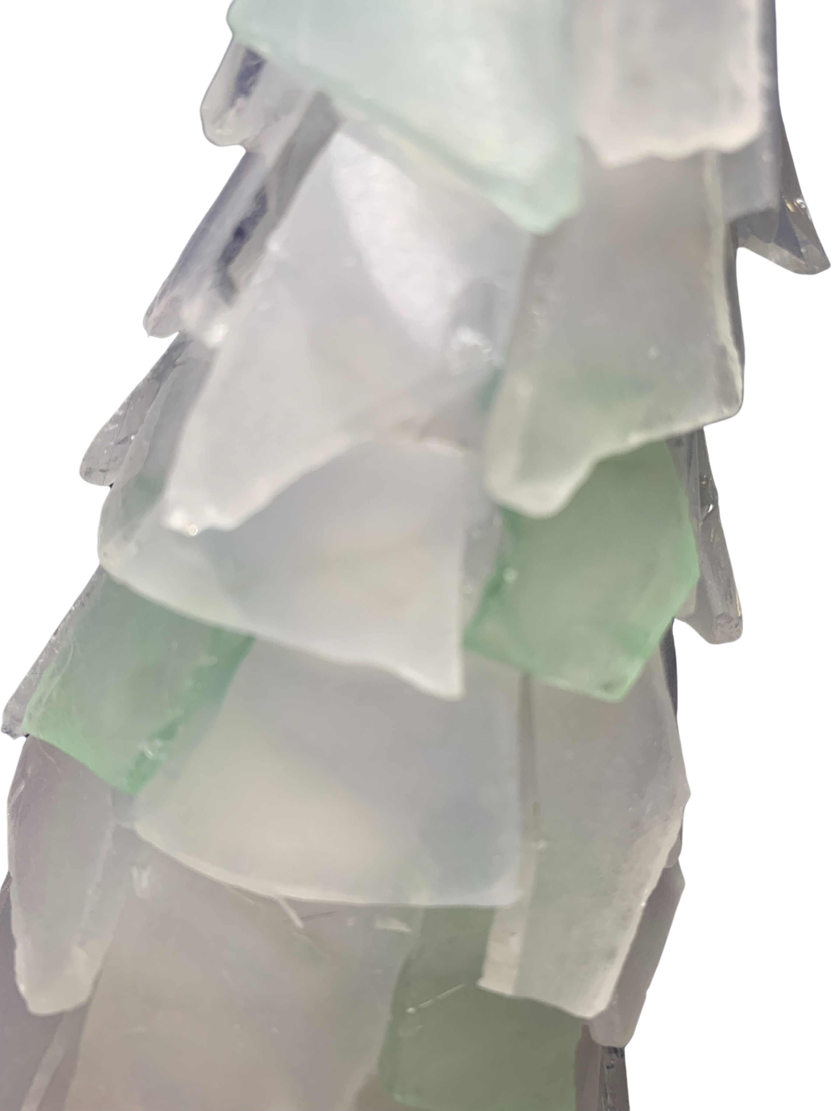 A SEAGLASS CREATION/SALTY SIGNS DESIGNS - Wholesale Christmas Decoration -  Mini Seaglass Christmas Tree No Lights Resin Starfish, 6 in10