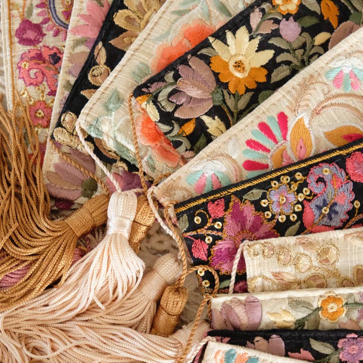 La N'atelier - Venta al por mayor Marcapáginas - Marcapáginas Hecho a Mano PAISLEY OSCURO3