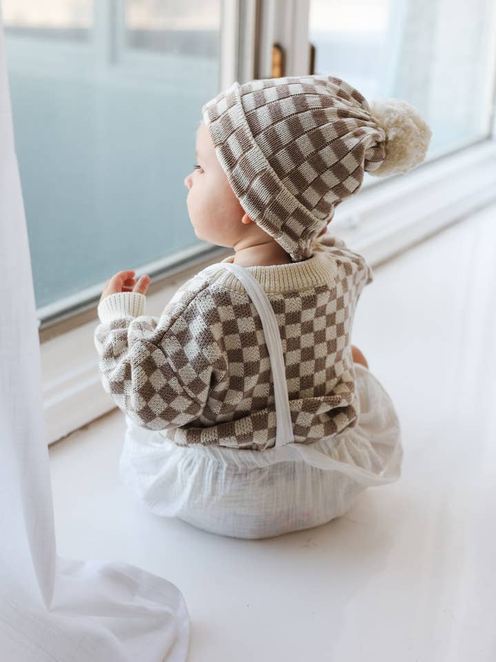 Celebrate Your Tribe - Wholesale Bodysuit (Non-Footed) - Baby - Checker Knit Bodysuit4