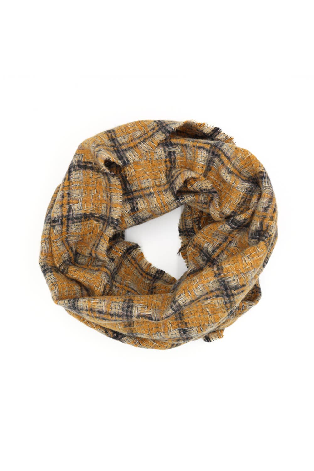 Anarchy Street - Wholesale Scarf - Women's - Plaid Print Infinity Scarf1