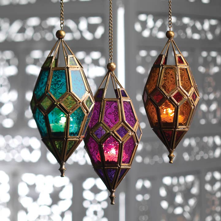 Namaste - Venta al por mayor Faroles - Farol colgante de cristal de estilo marroquí