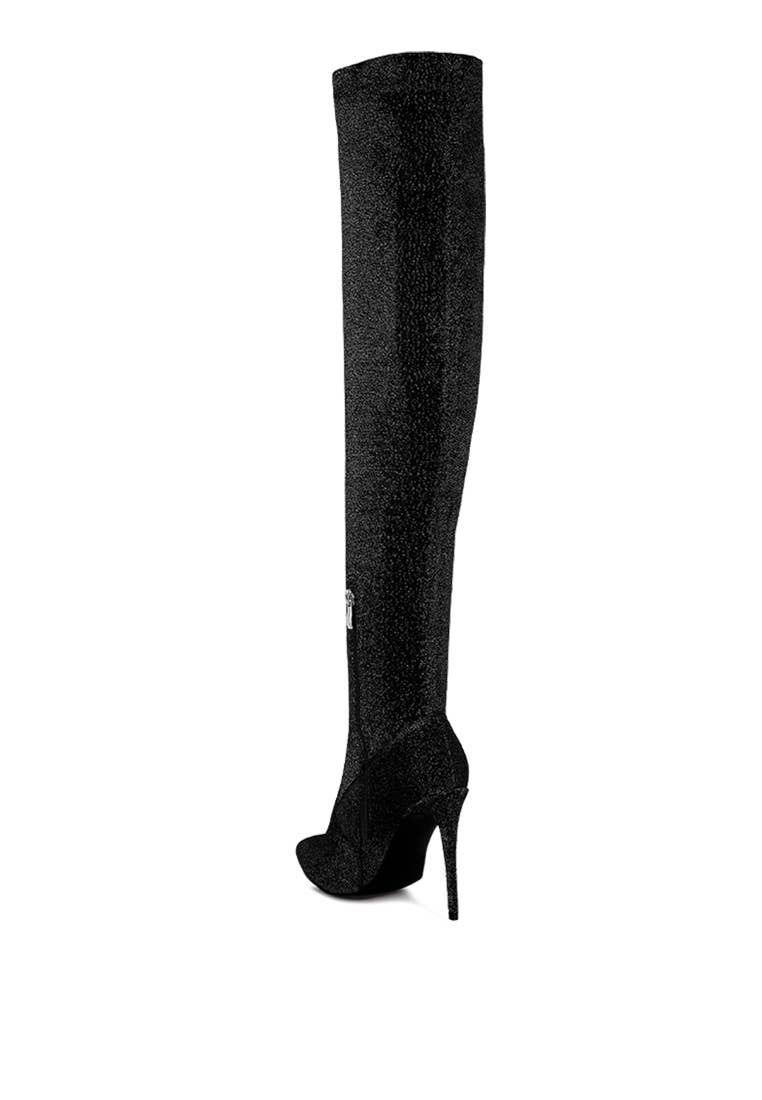 Rag Company - Wholesale Boots - Women's - Tigerlily High Heel Knitted Long Boots2