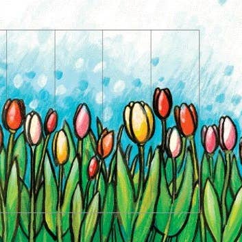 Bärenpresse - Wholesale Thank You Card - Living card “tulips”1