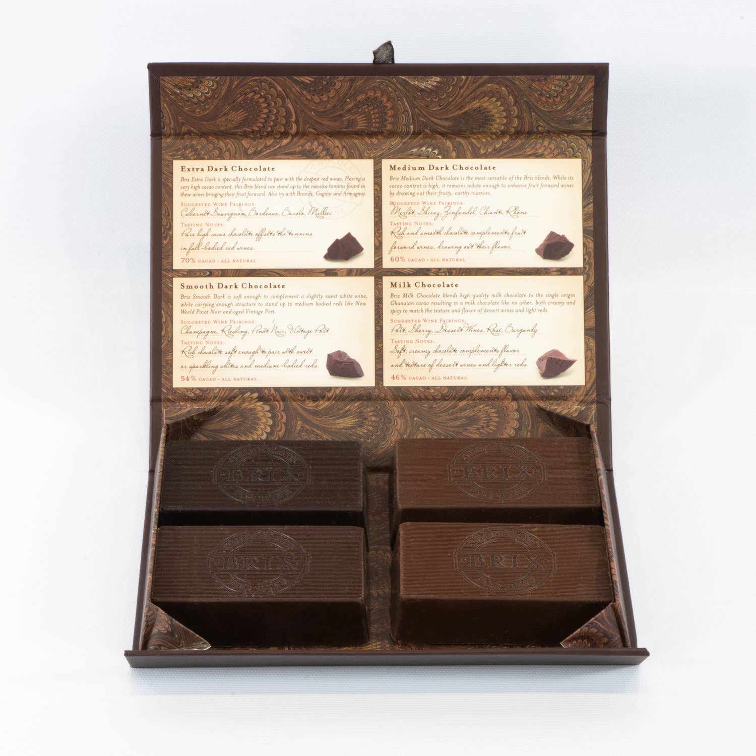 Brix Chocolate - Wholesale Chocoladereep - Brix Collection Gift - Set van 4 soorten2