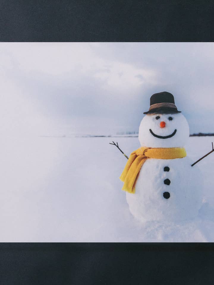 Set de table en papier... Mini - Snow Person pour la vente par SOOLIP