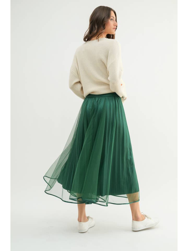 Wishlist Apparel - Wholesale Skirt - Women's - TULLE MIDI SKIRT / WL24-9568