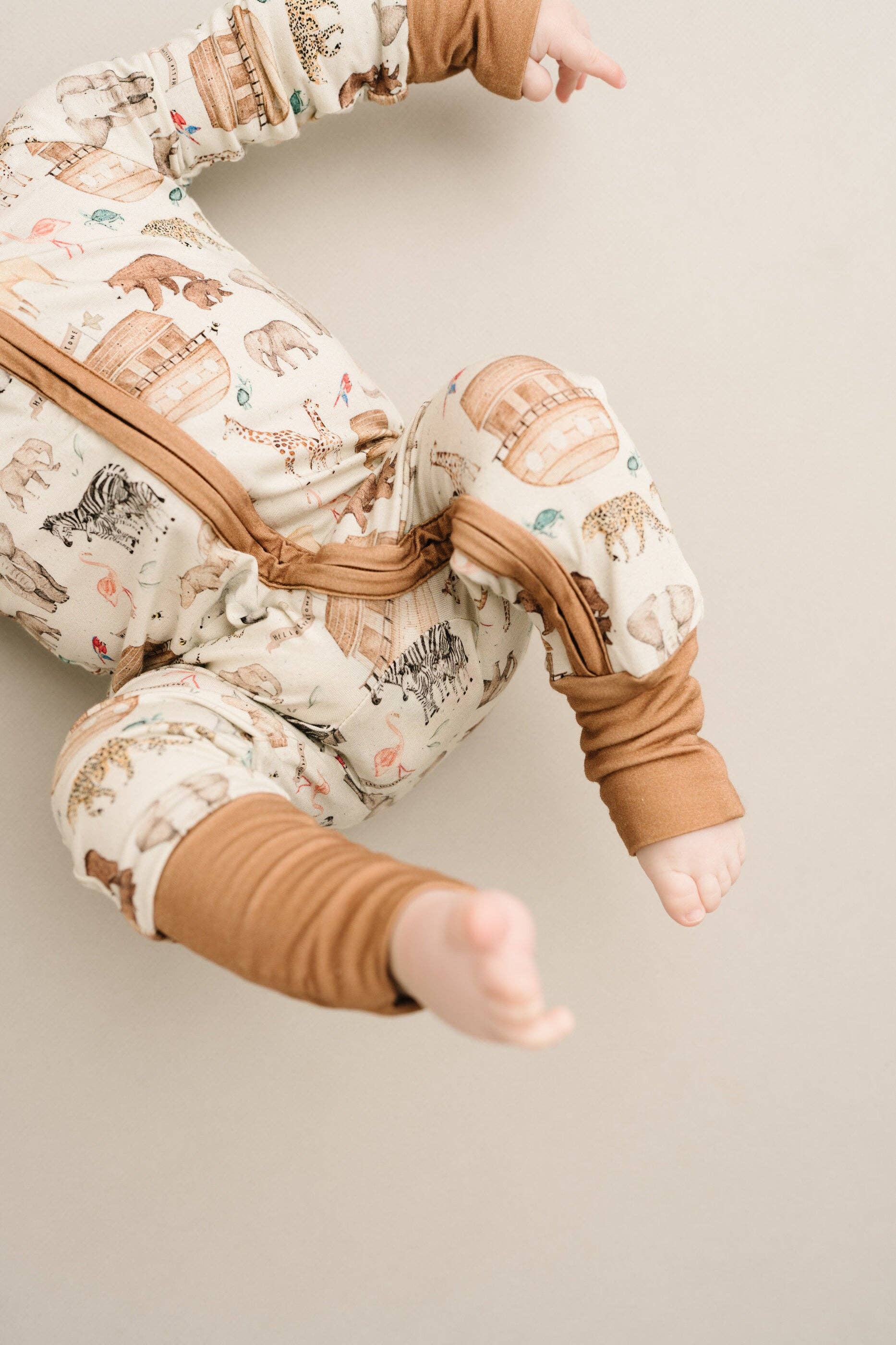 Little One Shop - Wholesale Sleepsuit - Baby - Noah's Ark Bamboo Sleeper2