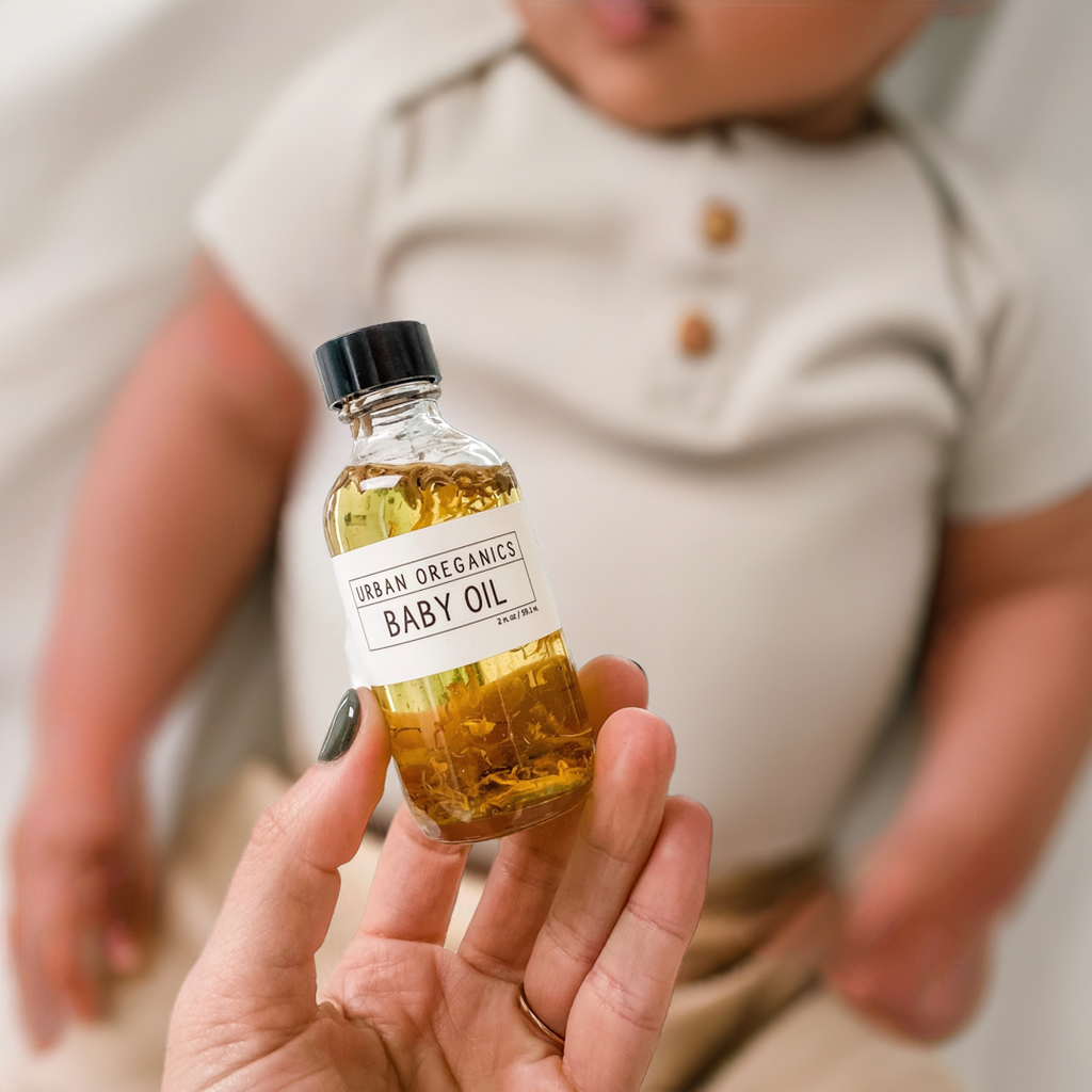 Urban Oreganics - Wholesale Bath/Body Oil - Baby - Baby Oil - Reusable Pump Sold Separately2