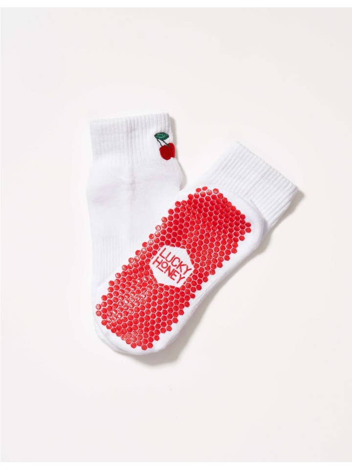 LUCKY HONEY - Wholesale Socks - Women's - The Harlow Sock Cherries