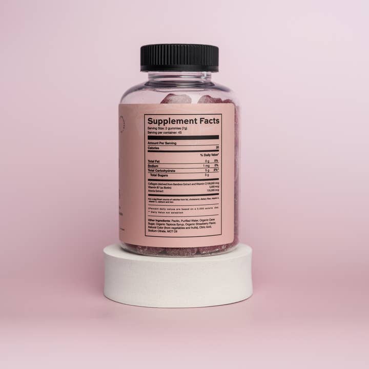 The Elderberry Co - Wholesale Oral Supplement/Vitamin - Collagen + Biotin Gummies