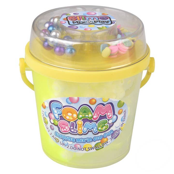 JSBlueRidge Toys - Venta al por mayor Masilla/limo - Niños - Juguete de Slime Espumoso en Cubo Colorido para Niños - Surtido