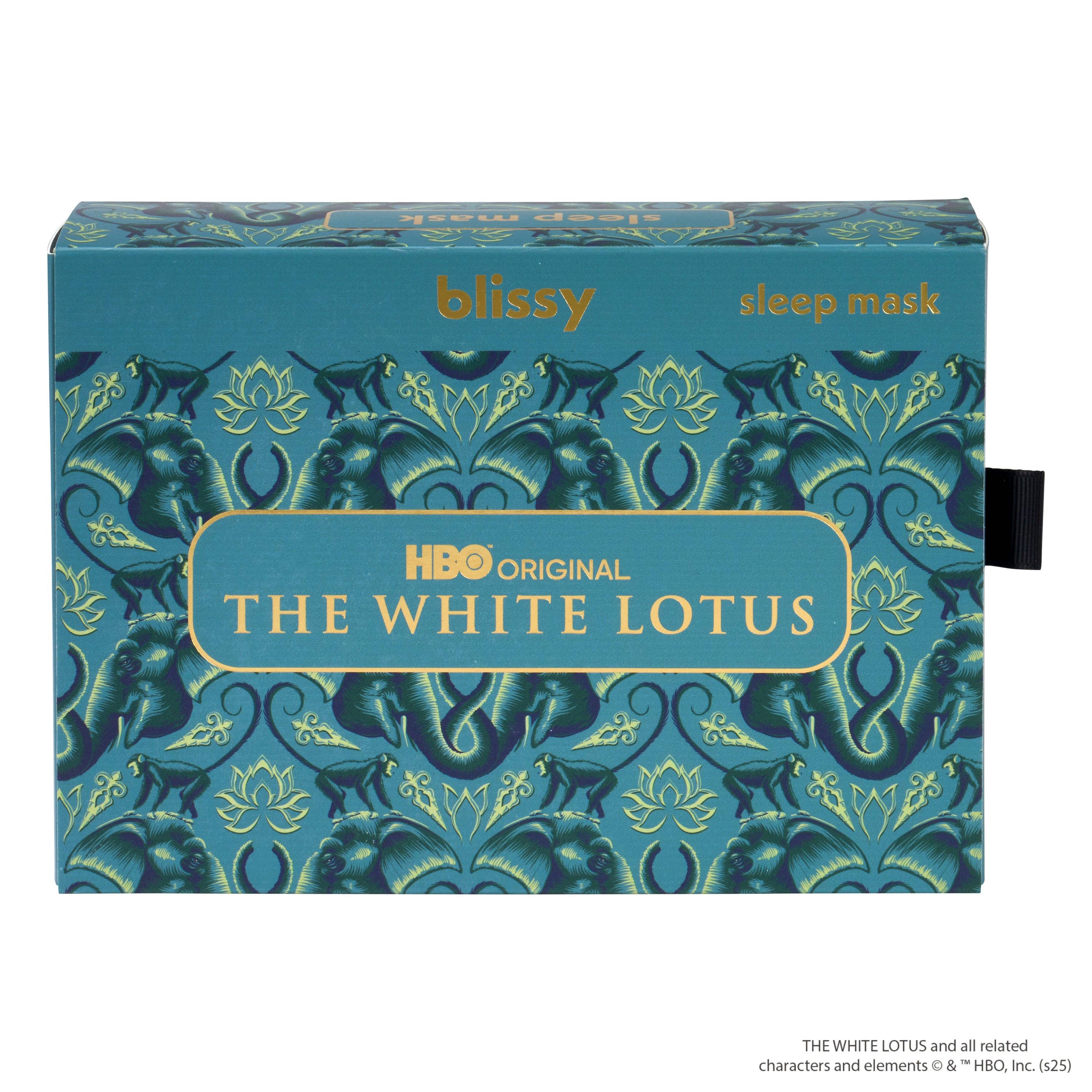 Blissy - Wholesale Sleep/Eye Mask - Sleep Mask - White Lotus - Emerald Jungle7