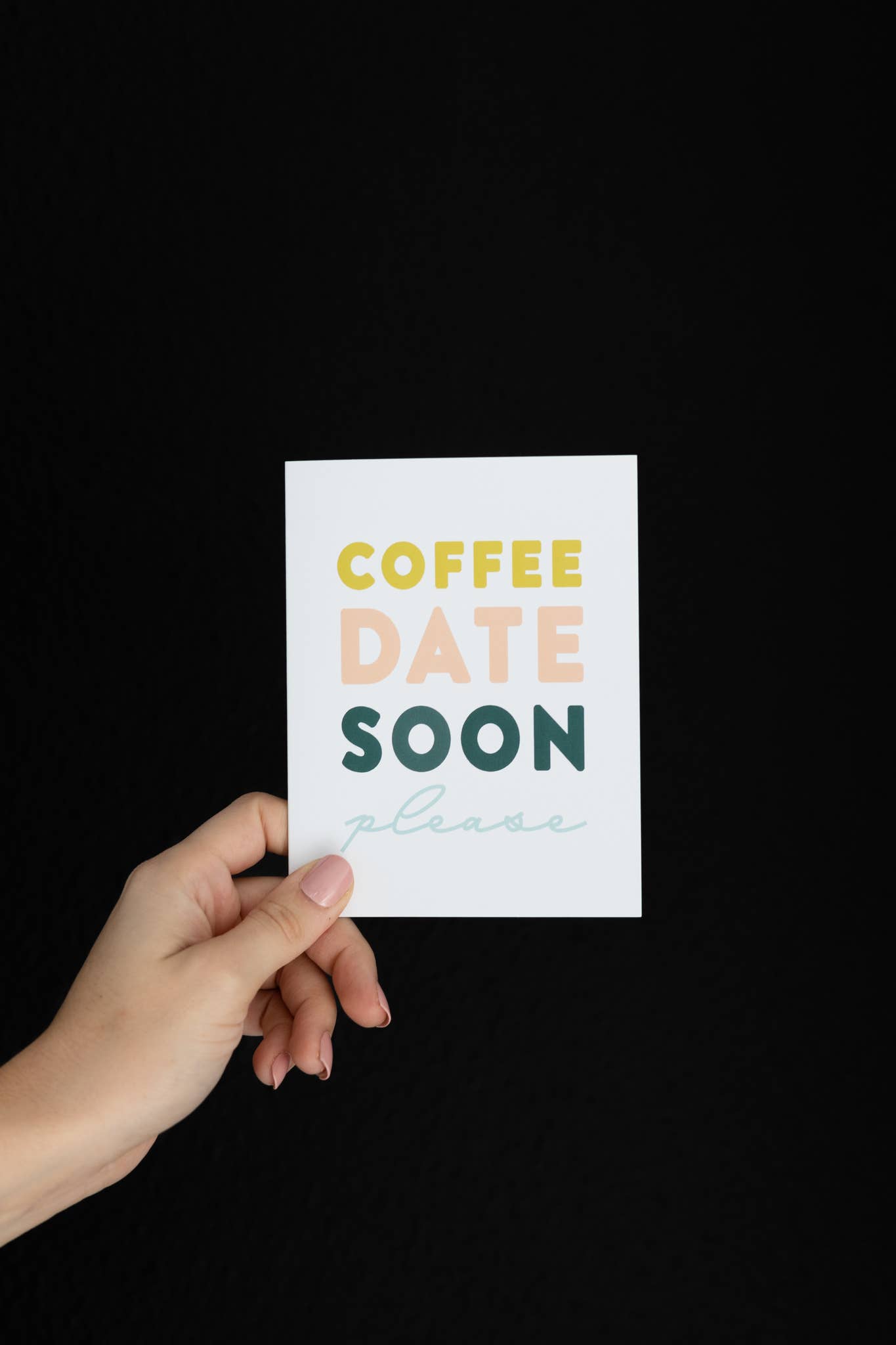 Joy Paper Co. - Wholesale Love Card - Coffee Date Soon Please Card2