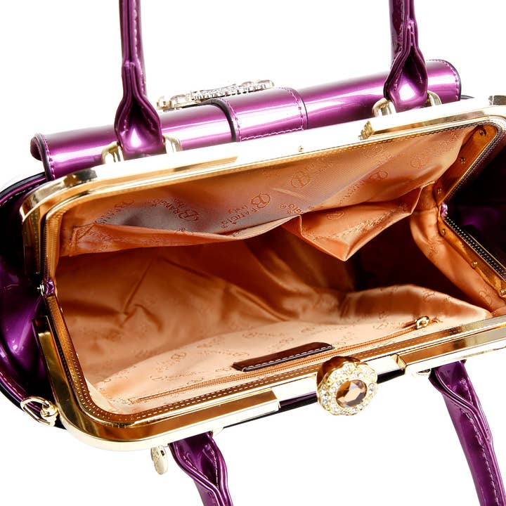 Brangio (Italy) Company Inc. - Wholesale Top Handle Bag - Women's - Brangio Italy Luxurious Patent Leather Handbag