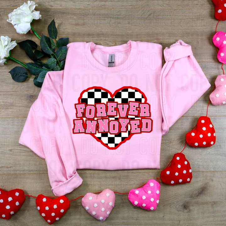 K and M Designs - Wholesale Sublimation Transfer - Forever Annoyed DTF Transfer