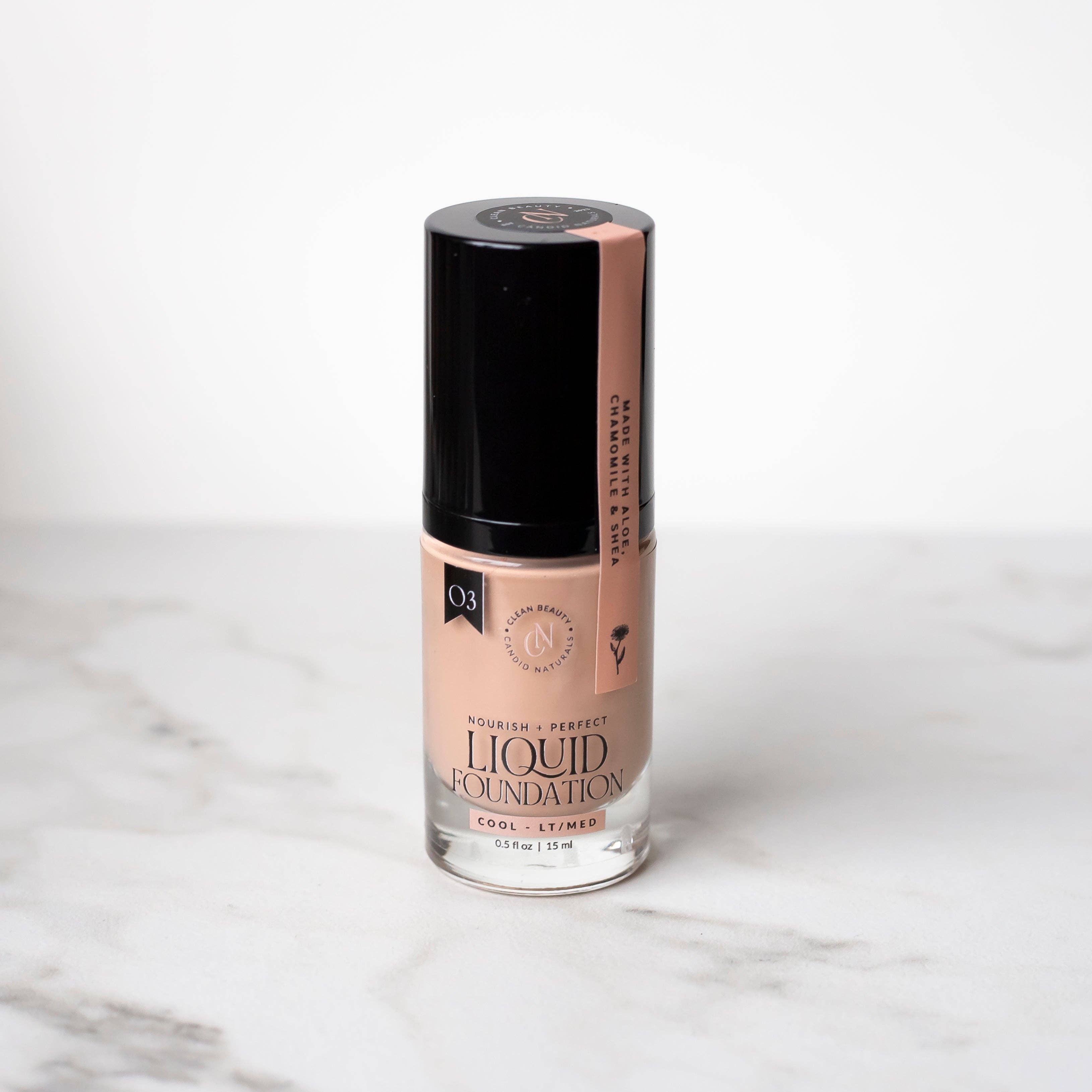 Candid Naturals - Wholesale Foundation - Natural Liquid Foundation | Nourish + Perfect7